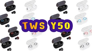 Audífonos Bluetooth  True Wireless Stereo  Y50 [upl. by Noiwtna]