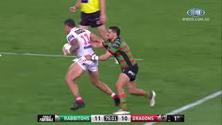 Adam Reynolds Kicks 3 Field Goals To Win The Game For The Rabbitohs  NRL [upl. by Katushka148]