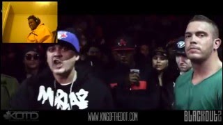 DustDaRapper React KOTD  Rap Battle  Hollohan vs Cortez Explicit [upl. by Nelram]