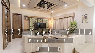 330 Yards Villa Precinct 1 Bahria Town Karachi Pakistan [upl. by Auliffe]