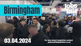 Birmingham Jobs Fair  03042024 [upl. by Tacita]