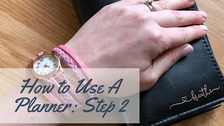 When amp Where to Check Your Planner  How to Use A Planner Step 2 [upl. by Valerle]