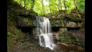 Exploring Blairskaith Linn Falls amp Cave  SCOTLAND [upl. by Nappie487]