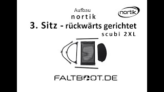 NORTIK SCUBI 2 XL  Installation 3 Sitz rückwärts gerichtet [upl. by Amari]