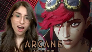 AMAZING START OF A SEASON ARCANE SEASON 2 EPISODE 1 REACTION [upl. by Horatio]