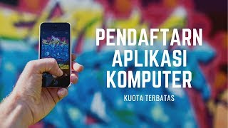 Pendaftatan Aplikasi Komputer telah dibuka Buruan sebelum habis kuota [upl. by Olivette]