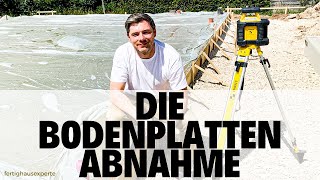 EURE BODENPLATTENABNAHME 4 Supertipps vom Bodenplattenexperten [upl. by Freida842]