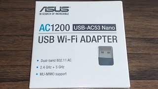 Asus AC1200 USBAC53 Nano USB WiFi Adapter [upl. by Evy234]