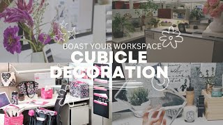 Boost Your Workspace Creative Cubicle Decoration Ideas  Interior Design  Home Decor [upl. by Romy135]