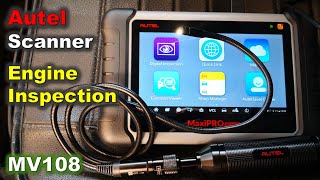 Using Autel Scanner to Inspect your Combustion Chamber  Autel MV108 Review [upl. by Olly]