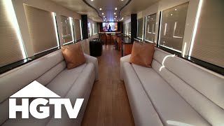 Simon Cowells Motor Home  HGTV [upl. by Bahe457]