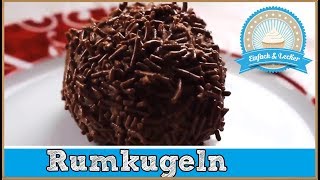 Rumkugeln selber machen  einfaches Rezept 🍪 [upl. by Assenat672]