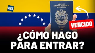 ¿Pasaporte venezolano vencido Lo que necesitas saber [upl. by Irap]