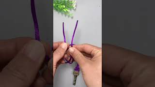 Rope braiding tutorial fancy knotting easy to learn sweatshirt rope tying method [upl. by Esirehs]