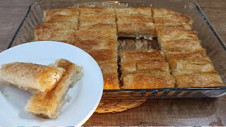 Baklavalık Yufkadan Çıtır Çıtır Börek Tarifi  Eminenin Köy Mutfağı [upl. by Cheslie]