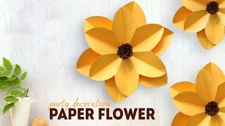 DIY Party Decoration Paper Flower [upl. by Weissmann]