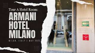 Tour A Hotel Room Armani Hotel Milano May 2023 [upl. by Entroc]