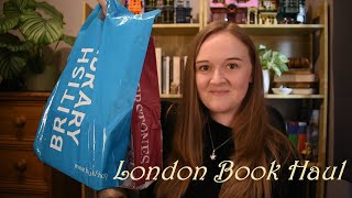 London Book Haul ASMR 📚 Waterstones Piccadilly British Library Word on the Water [upl. by Rehpotsirhc]