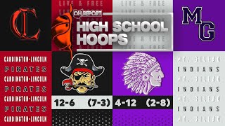 CardingtonLincoln at Mt Gilead Boys Basketball [upl. by Fine]