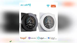 ✔️Tuya Wifi Thermostat Electric Floor WaterGas Boiler Heating LCD Digital Touch Temperature [upl. by Eesyak]