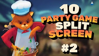 Top 10 Party Games Split Screen 2  PC XONE PS4 SWITCH  Local coop versus [upl. by Carissa]