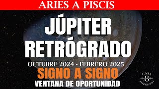 ASTROLOGIA PREDICCIONES ⭐ JÚPITER RETRÓGRADO EN GÉMINIS  OPORTUNIDAD O FRACASO💥 SIGNO A SIGNO [upl. by Ehud122]