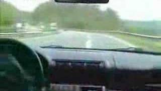 Speeding car starts drifting at 95 mph [upl. by Garibold537]