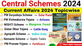 Scheme 2024 Current Affairs  Central Govt Schemes 2024  Scheme Current Affairs 2024  Scheme 2024 [upl. by Acina]