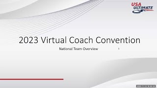 2023 Coaching Convention Virtual [upl. by Macnamara]