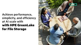 AI workloads with HPE GreenLake for File Storage  Chalk Talk [upl. by Morvin624]