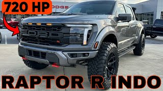 2024 FORD RAPTOR R INDO 720 HP CARBONIZED GRAY CUSTOM Performance Truck [upl. by Eelra635]