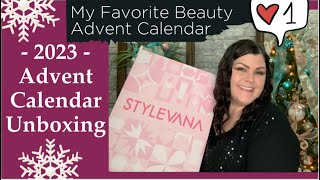 STYLEVANA 2023 Advent Calendar Unboxing Discount Code [upl. by Annua404]