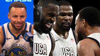 “They Were 100 Open” Stephen Curry Speaks On His Iconic Shot vs France In The 2024 Olympics [upl. by Schou]