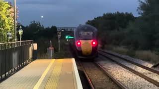 Imerys freight and two GWR IETs at Worle [upl. by Euqinahc]