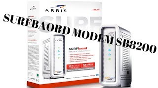 SurfBoard SB8200 Modem UNBoxing Blazing Speeds [upl. by Annaxor]