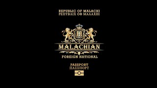 MALACHIAN EMPIRE FOREIGN NATIONAL PASSPORT [upl. by Piggy1]