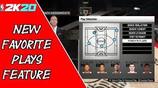 How To Call Plays Faster Using The New Favorite Play Feature In NBA 2K20  NBA 2K20 Tutorial [upl. by Nihcas348]