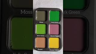 Color Mix 32 colormixing satisfying mixcolors colormixmastery [upl. by Sirtimed]