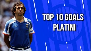 Top 10 Goals  Michel Platini [upl. by Khano]