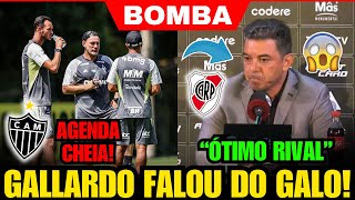 😱 GALLARDO TÉCNICO DO RIVER PLATE MANDA A REAL SOBRE O GALO DE MILITO AGENDA INTENSA DO ATLÉTICO E [upl. by Adnirim953]