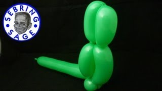 Parrot  Balloon Animals for Beginners 14  バルーンアートの基本 14 オウム [upl. by Meensat914]