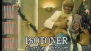 Isotoner Comfort Slippers  Feel Relaxed All Over  Commercial  1988 [upl. by Day524]