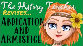 Abdication and Armistice  Weimar and Nazi Germany GCSE [upl. by Sevy671]