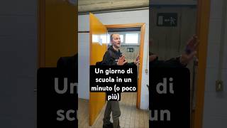 Una giornata di scuola in 1 minuto o poco più prof scuola sketch gag comedy funny ironia [upl. by Acinet185]