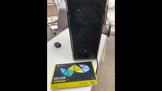 How to install corsair iCue LC100 in a Corsair iCue 220T RGB Computer [upl. by Repooc416]