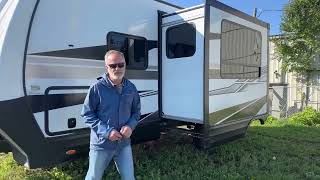 2023 Outdoors RV Timber Ridge 22FQS  Edwards Garage [upl. by Atiseret888]