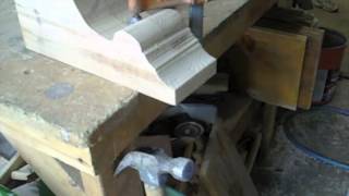 Making decrative beautiful corbels or support brackets [upl. by Wylen]