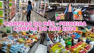 PRIMEIRA COMPRA DO ANO  QUANTO GASTAMOS 🤔PRIMEIRA COMPRA DO ANO 2024 COMPRASDOMESQUANTOGASTAMO [upl. by Mauretta]