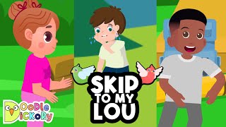 Skip To My Lou  Preschool Songs amp SingAlong Songs  Doodle Dickory [upl. by Sirovaj]