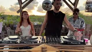 TULUM 2024 SUNSET  Falling   Progressive House  at Ephimera tulum dj falling party tulum [upl. by Adnical]